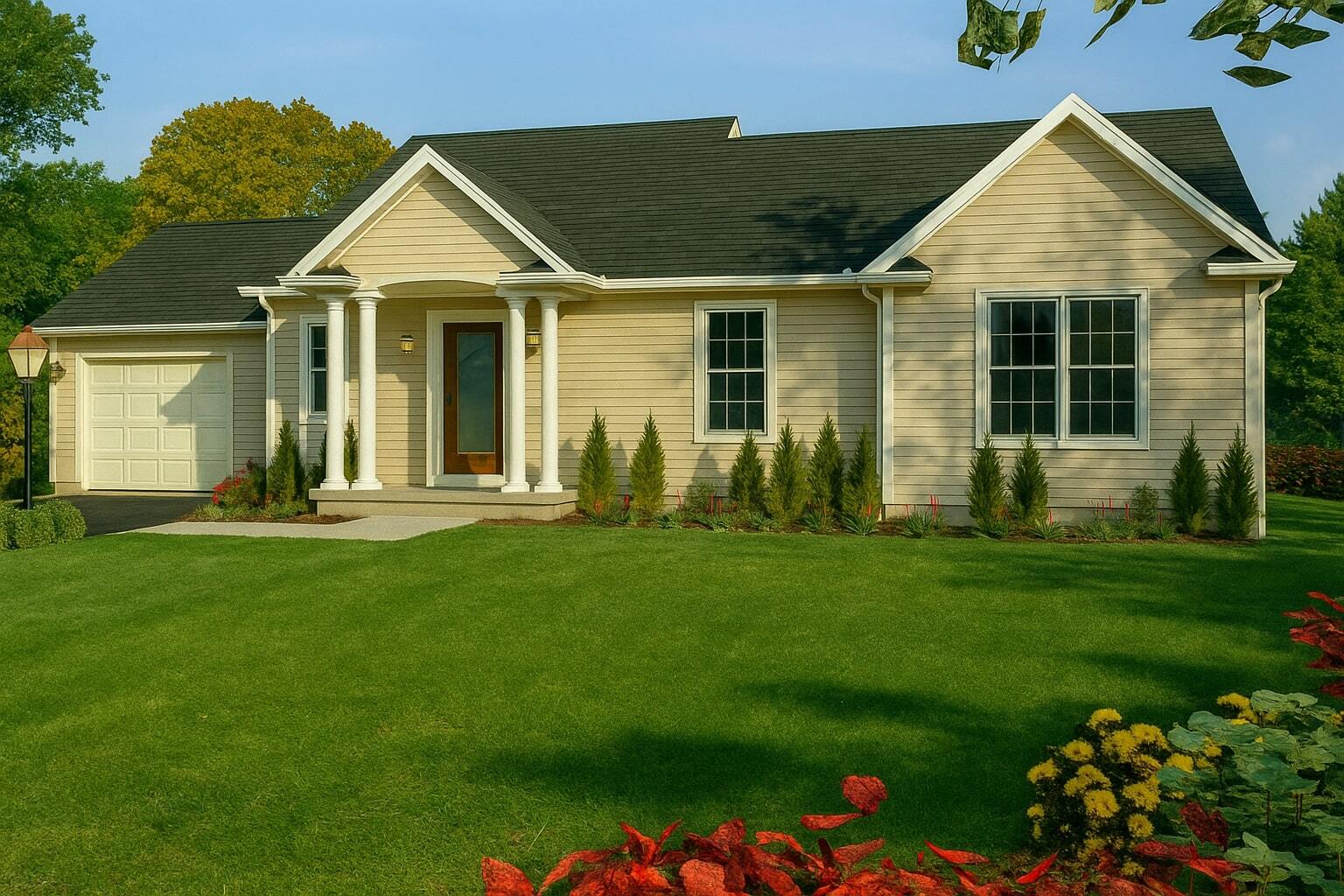 Davis Bay Ranch 2 Bedroom Floor Plan